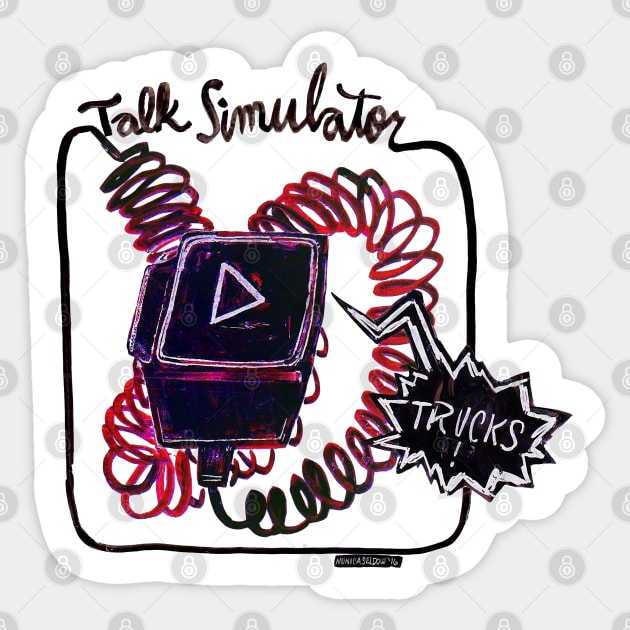 Talk Simulator Sticker by Munka